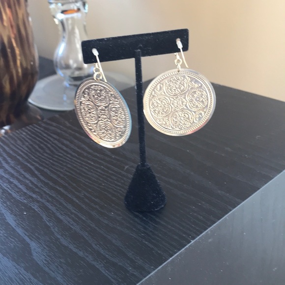 Teal Boho Earrings - Picture 3 of 4